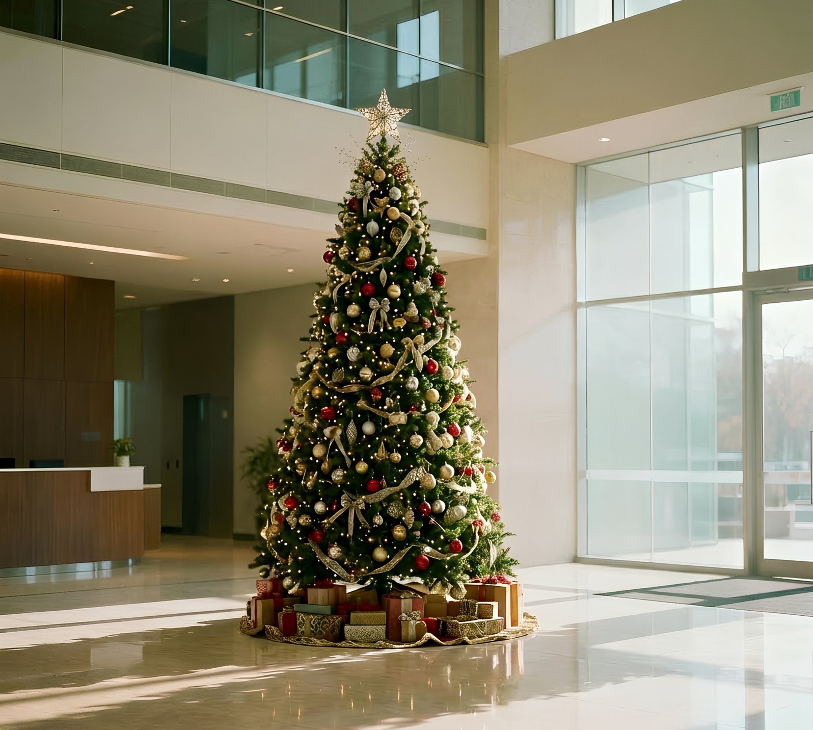 Empty Holiday office