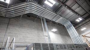 Electrical circuit installed overhead