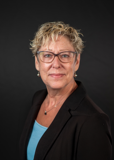 A portrait of Marcy Shepherd, Director of Learning and Development